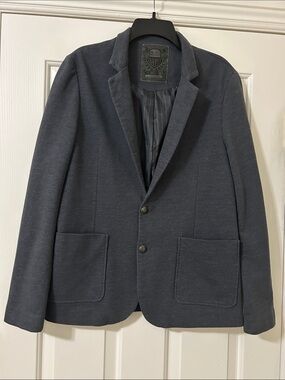 21MEN Grey Jacket with Black Striped Lining. Men’s Size M/M.